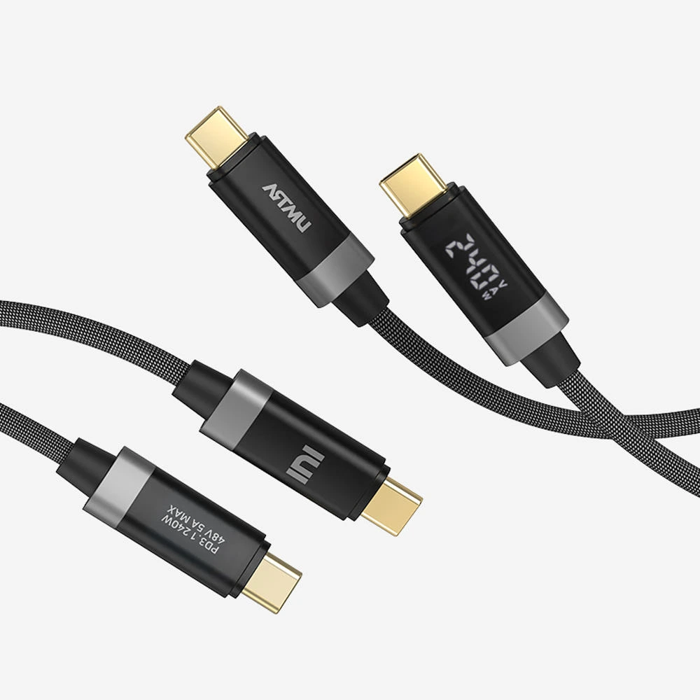 내 기기 충전 속도가 눈으로 보인다? 아트뮤 C to C 100W 240W 5A PD LED 디스플레이 고속충전 케이블 50cm 솔직 리뷰
